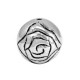 Metal bead flower 16x17mm Antique silver